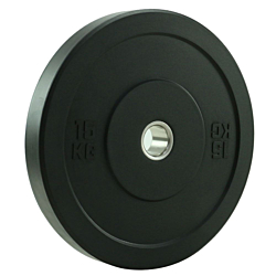 TITAN LIFE Bumper Plate 15 kg, Rubber